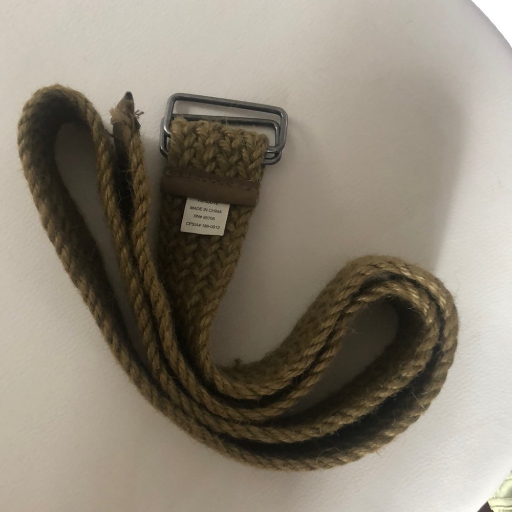 100% Jute Olive 🫒  Green Size L Belt